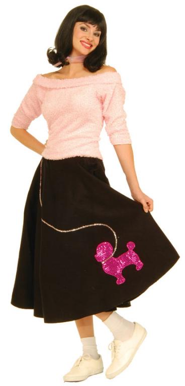 Sock Hop Top Adult Costume - Click Image to Close