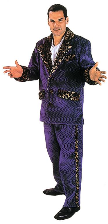 Big Daddy Purple Swirl Adult Costume - Click Image to Close