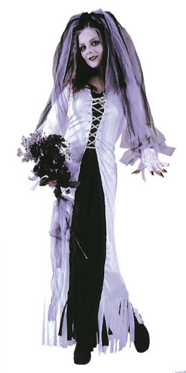 Skeleton Bride Adult Costume - Click Image to Close
