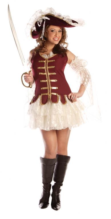 Treasure Adult Costume With Hat - Click Image to Close