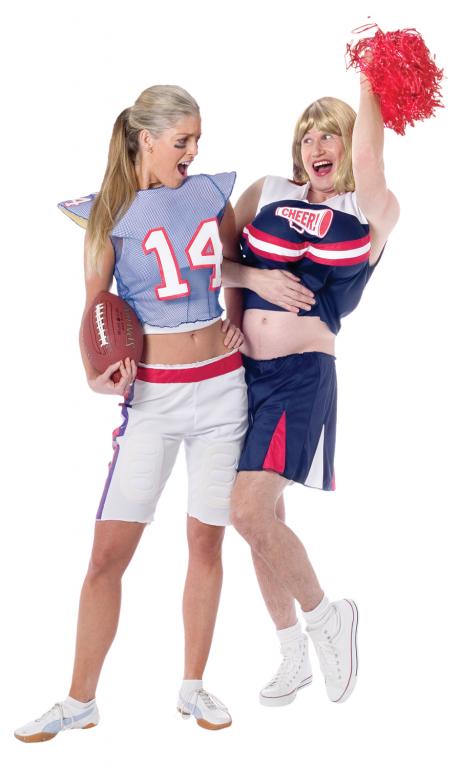 Football Player Girl Adult Costume - Click Image to Close