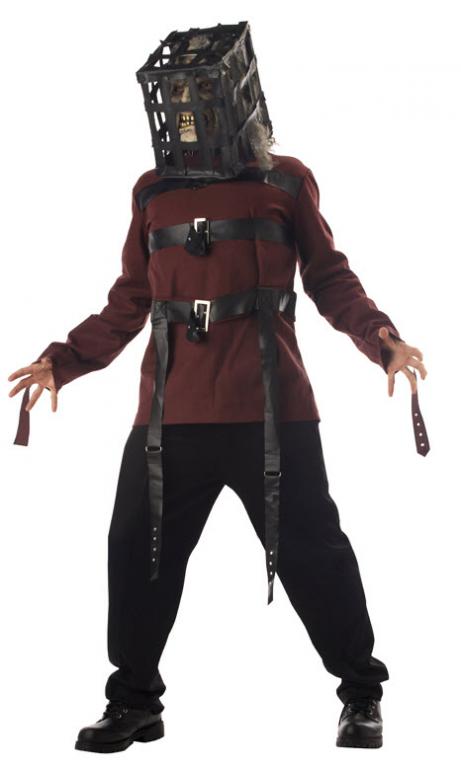 Straight Jacket Maniac Adult Costume - Click Image to Close