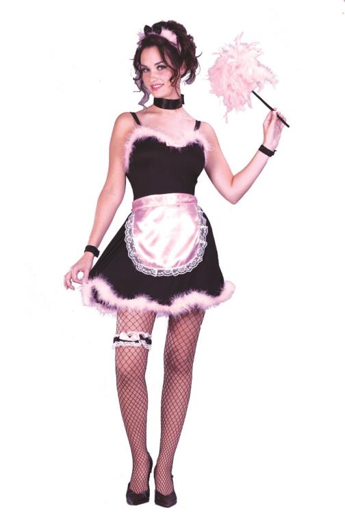 Hot French Maid Adult Costume - Click Image to Close