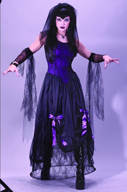 Goth Spider Princess Adult Costume - Click Image to Close