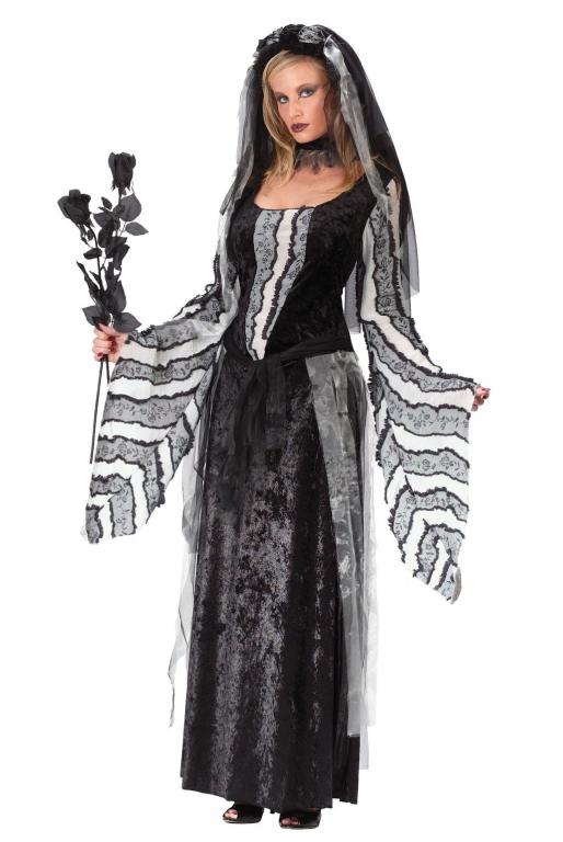 Black Rose Adult Costume - Click Image to Close