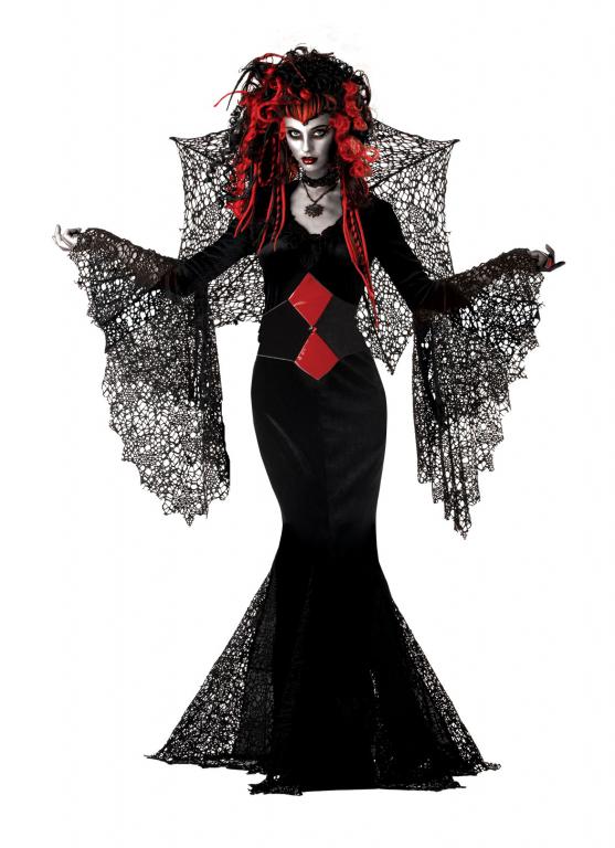 Nightmare Black Widow Adult Costume Medium - Click Image to Close