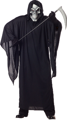 Grim Reaper Plus Size Adult Costume - Click Image to Close