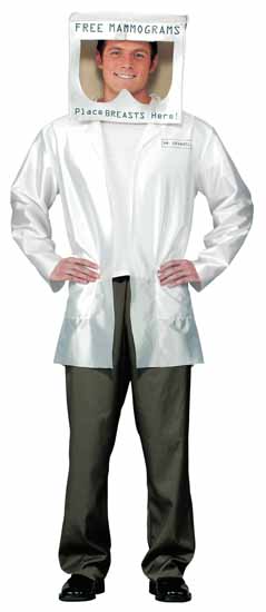 Mammogram Man Adult Costume