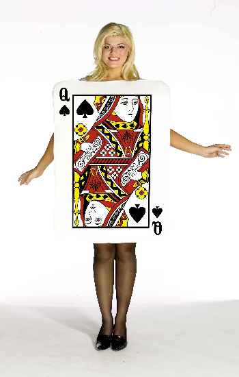 Queen Of Spades Adult Costume - Click Image to Close