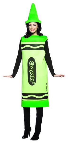 Crayola Green Crayon Costume