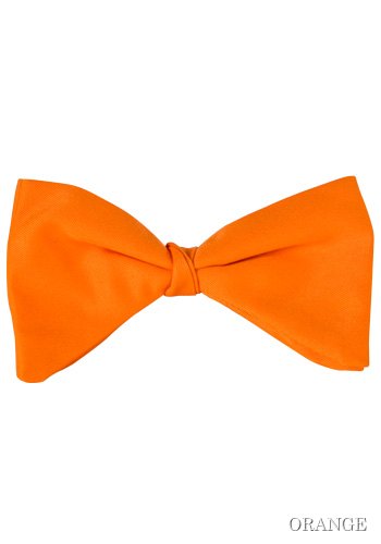 Orange Tuxedo Bow Tie - Click Image to Close