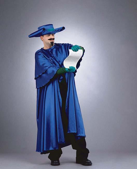 Munchkin Coroner Adult Costume - Click Image to Close
