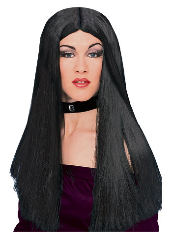 Black Witch Wig - Click Image to Close