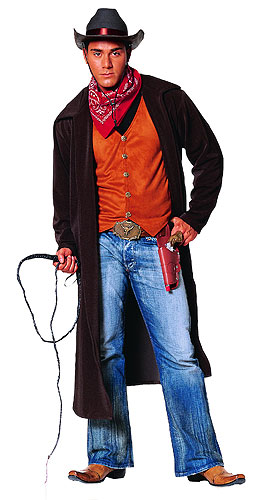 Adult Gunslinger Cowboy Costume - Click Image to Close