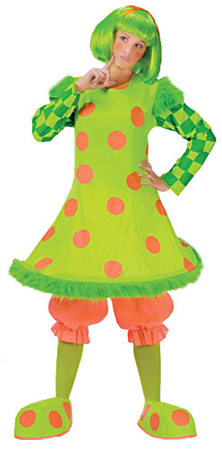 Adult Lolli the Clown Costume - Click Image to Close