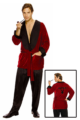 Playboy Hugh Hefner Smoking Jacket - Click Image to Close