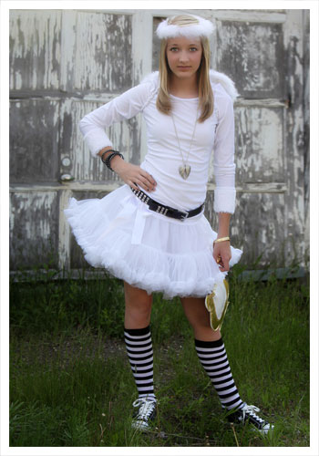 Teen Tutu Angel Costume - Click Image to Close