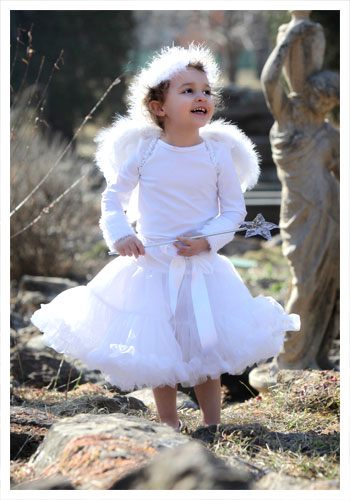 Toddler Tutu Angel Costume - Click Image to Close