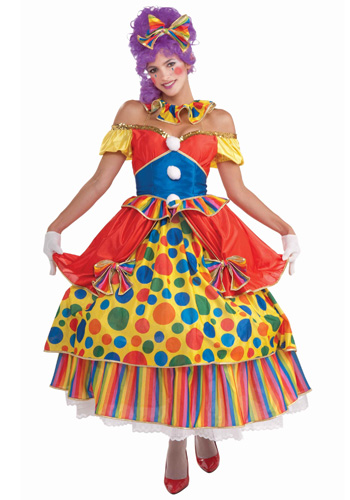 Big Top Belle Clown Costume - Click Image to Close