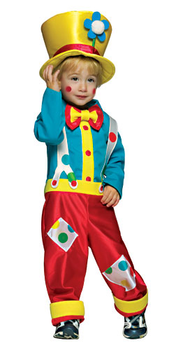 Toddler Boys Clown Costume