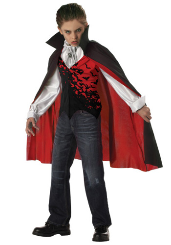 Kids Dark Vampire Costume - Click Image to Close
