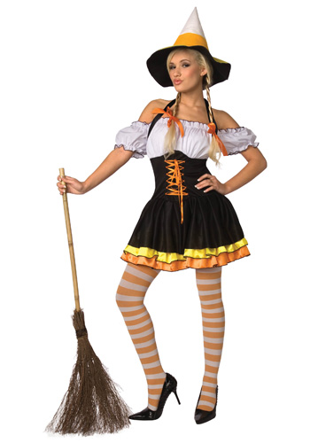 Magic Candy Corn Witch Costume - Click Image to Close