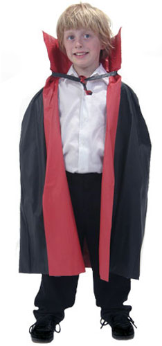 Child Reversible Vampire Cape - Click Image to Close