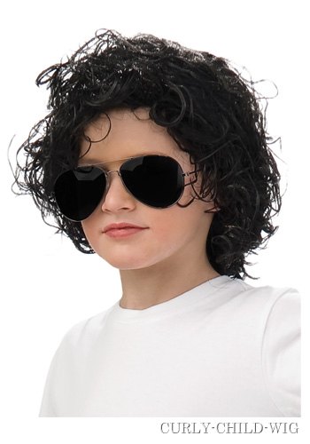 Kids Michael Jackson Wig - Click Image to Close