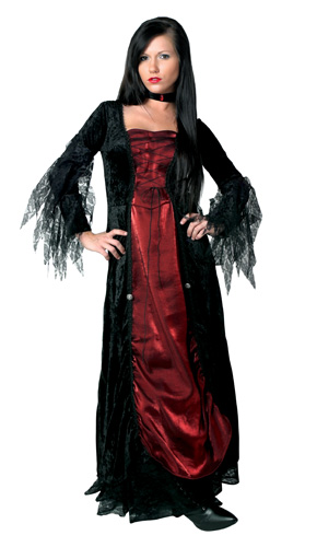 Womens Gothic Vampire Costume - Click Image to Close