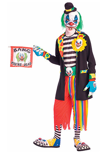 Scary Clown Costume - Click Image to Close