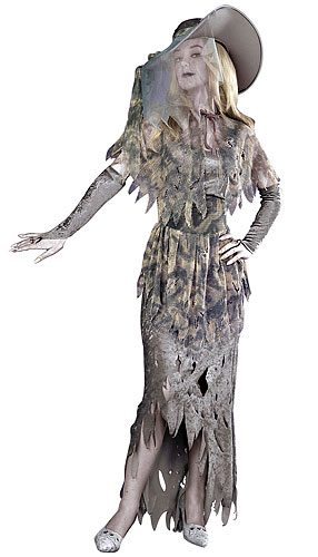 Womens Ghost Costume - Click Image to Close