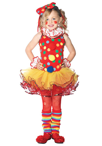 Child Circus Clown Cutie Costume