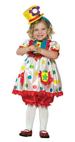 Girls Clown Costume