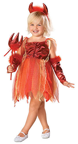 Girls Devil Toddler Costume