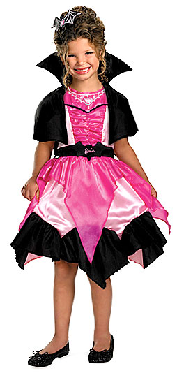 Kids Barbie Vampire Costume - Click Image to Close