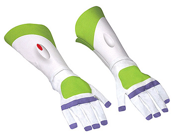 Children's Buzz Lightyear Gloves - Click Image to Close