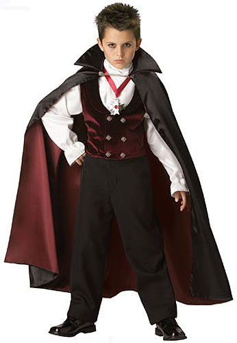 Boys Gothic Vampire Costume - Click Image to Close