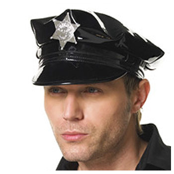Men's Police Hat - Click Image to Close