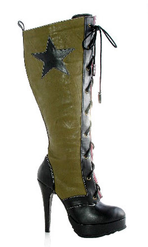 Womens Military Boots - Click Image to Close