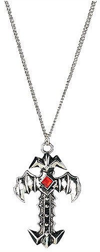 Gothic Cross Necklace - Click Image to Close