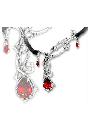 Red Gem Passion Necklace - Click Image to Close