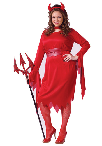Plus Size Sexy Devil Costume - Click Image to Close