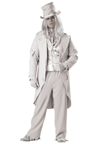 Plus Size Ghostly Gentleman Costume - Click Image to Close