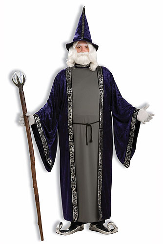 Plus Size Wizard Costume - Click Image to Close