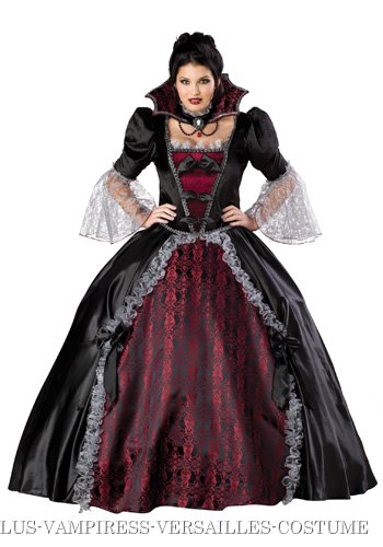 Plus Size Versailles Vampiress Costume - Click Image to Close