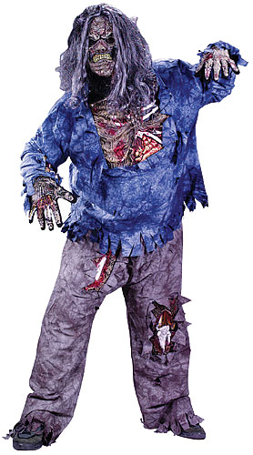 Plus Size Zombie Costume - Click Image to Close