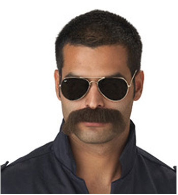 Cop Mustache - Click Image to Close