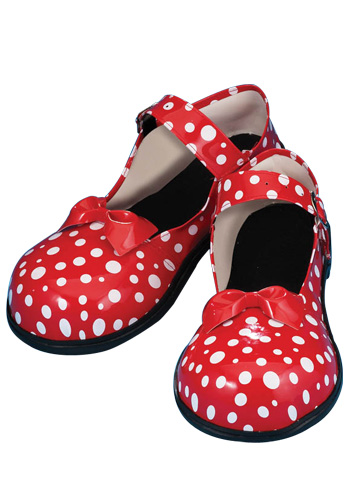 Polka Dot Clown Shoes