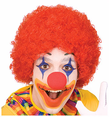 Red Clown Wig - Click Image to Close