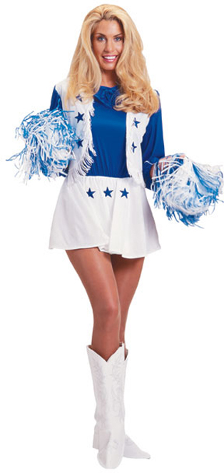 Dallas Cowboy Cheerleader Costume - Click Image to Close